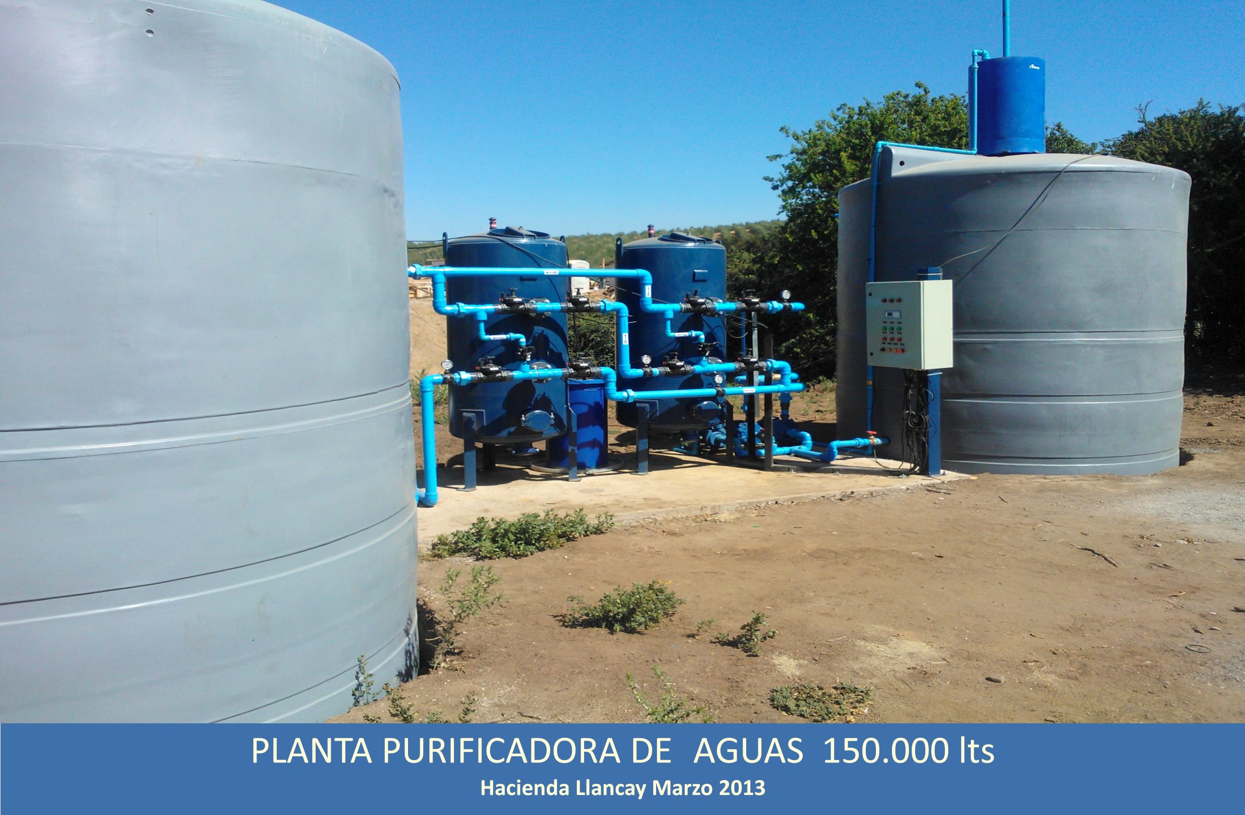 Planta purificadora de agua (Hacienda de Yankay)